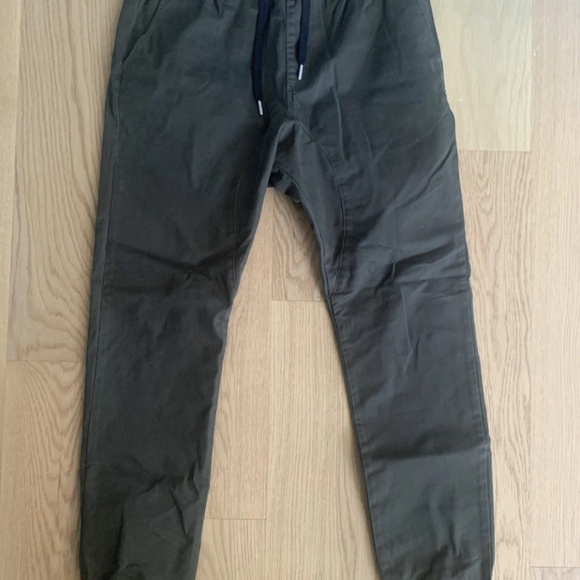 Zanerobe Sureshot Jogger Dark Army - Worn Once - Sz: 34 - Picture 1 of 6